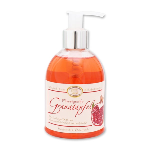 Florex Flüssigseife Granatapfel mit Spender Bio Schafmilch 250 ml