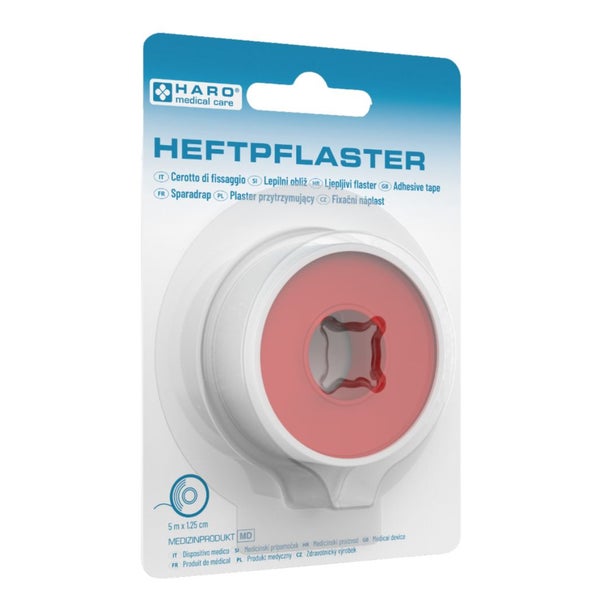 Haro Heftpflaster zur Fixierung von Verbänden - 5m x 1,25 cm 1 St