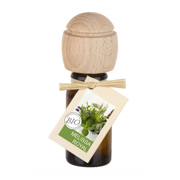 Traumduft Piccolino Melisse Royal Duftöl – Handgefertigt, ätherische Öle, Buchenholzverschluss 10 ml