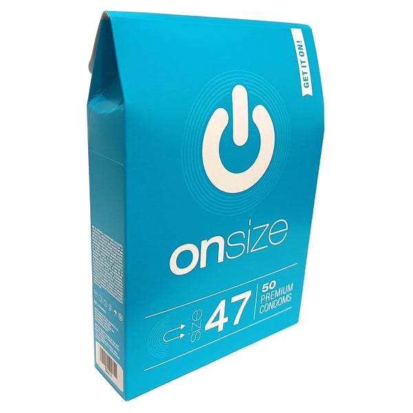 Size 47 Kondome - Schmale Passform, befeuchtet, 50 Stück (50 Kondome) 50 St