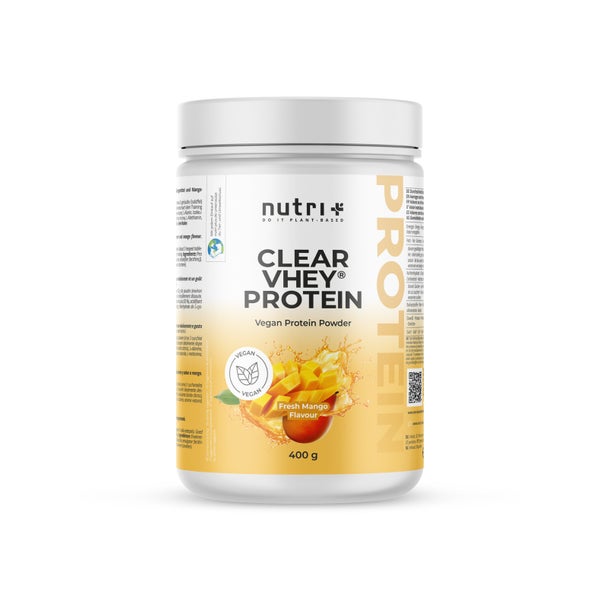 nutri+ Clear Vhey Protein Pulver - Fresh Mango 400 g