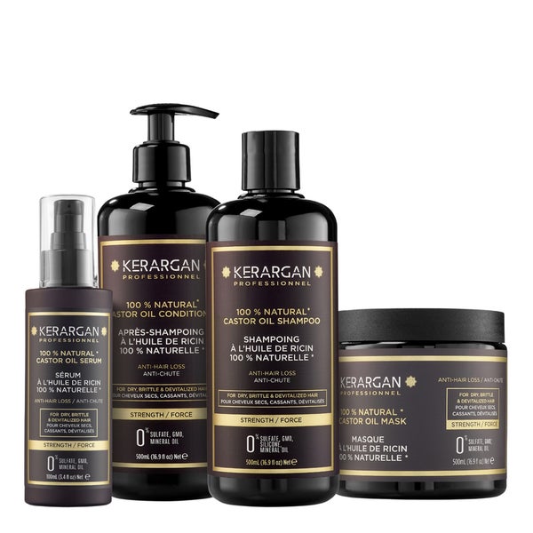 Kerargan - Anti-Haarausfall Set Rizinusöl 1600 ml