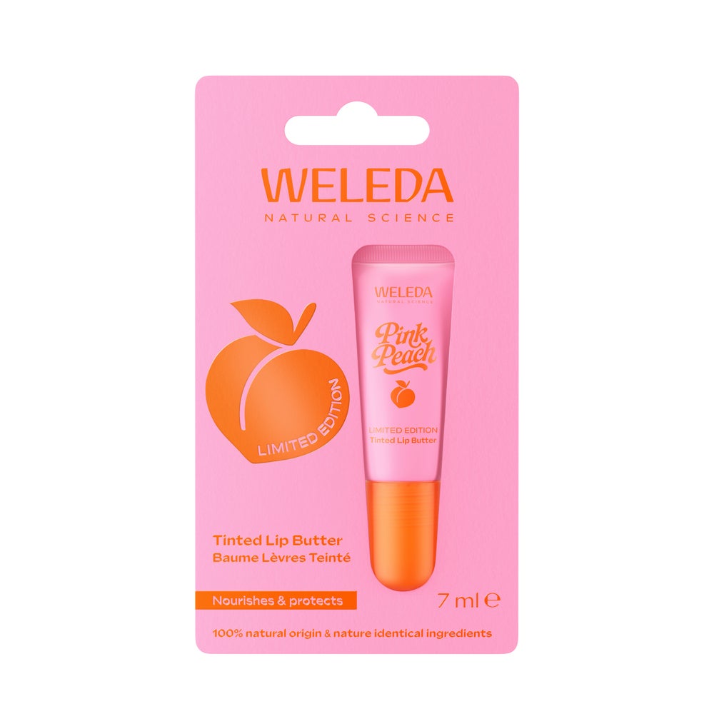 Weleda Pink Peach tinded Lip Butter