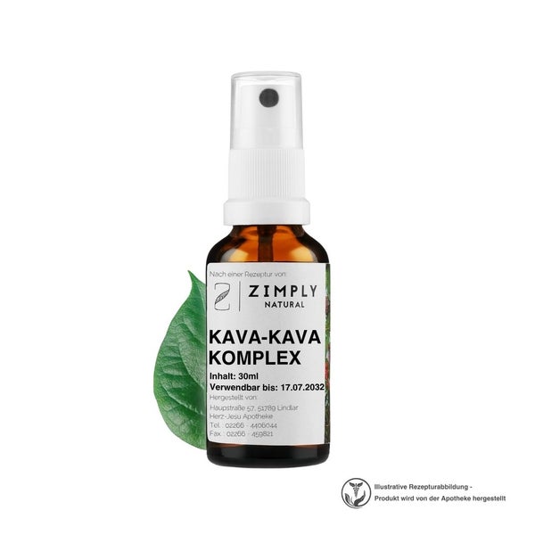 ZIMPLY NATURAL Kava-Kava Komplex - Pflanzenbasierte Rezeptur 30 ml