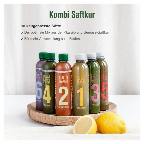 Kale&Me 3-Tage Kombi Saftkur (inkl. 4,50 € Pfand) 18 St
