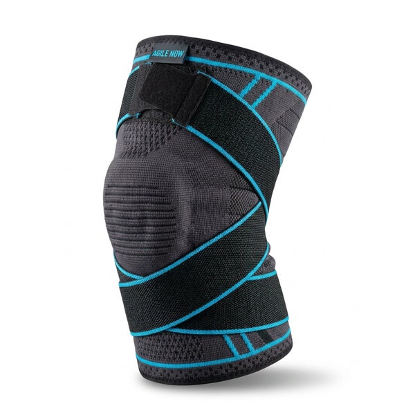 AGILE NOW Kniebandage Advanced Blau M 1 St