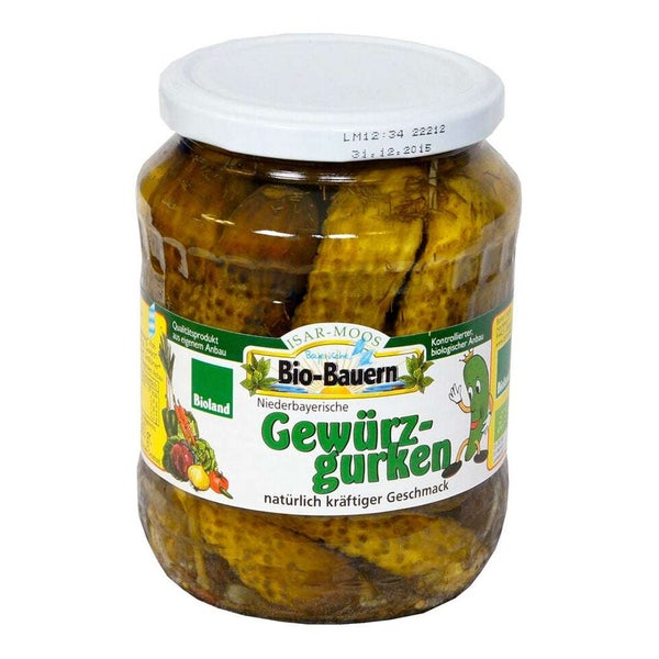 Isarmoos Bauern - Biohof Laurer Gewürzgurken, ATG: Bio 360 g