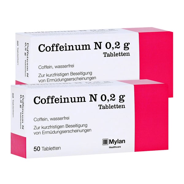 COFFEINUM N 0,2 g Tabletten Doppelpack 2X50 St
