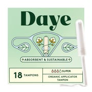 Daye Schadstofffreie Bio-Tampons – Super Saugstärke 18 St