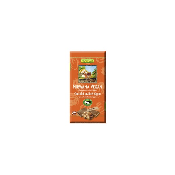 Rapunzel - Nirwana vegane Schokolade mit Pralinè-Füllung 100 g
