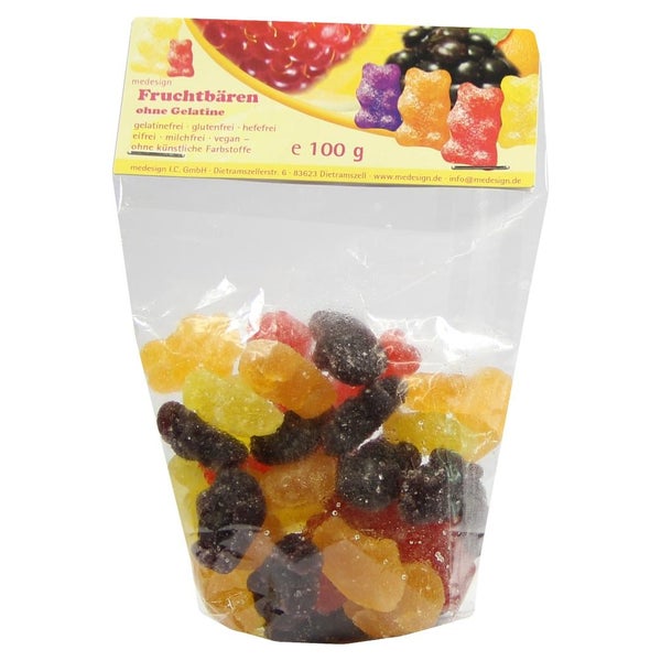 Gummibären ohne Gelatine 100 g