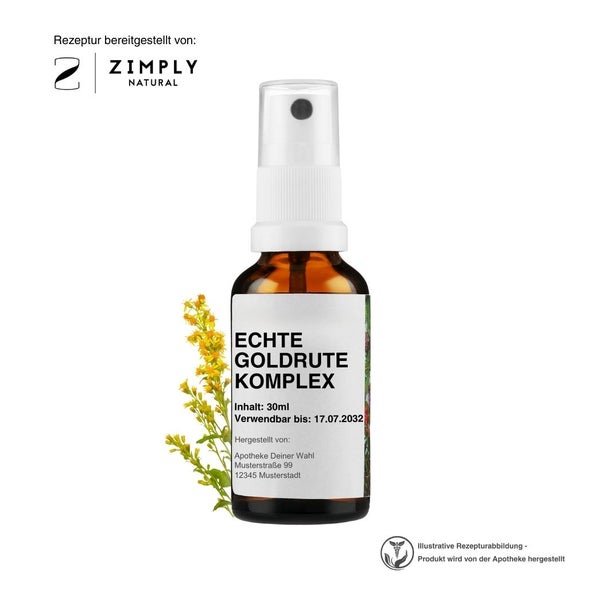 Zimply Natural ECHTE GOLDRUTE KOMPLEX - Pflanzbasierte Rezeptur 30 ml