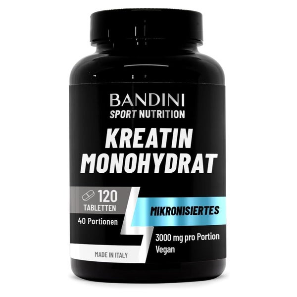 Bandini Mikronisiertes Kreatin-Monohydrat Tabletten 120 St