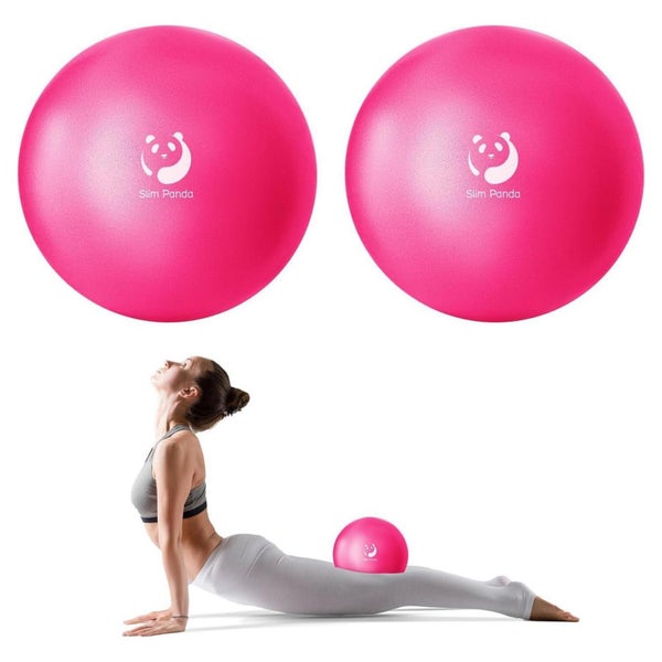 Gymnastikball 23-25cm klein Pilates Yoga Dunkelrosa Dunkelro 1 St