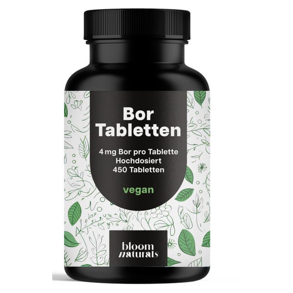 Bor 4 mg - 450 Tabletten - Bloom Naturals 450 St