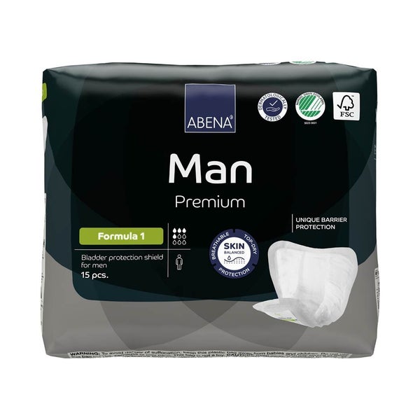 Abena Man Premium Formula 1 Inkontinenzeinlagen 12X15 St