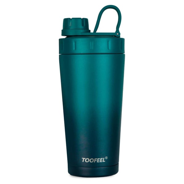 TOOFEEL Protein Shaker Flasche 20 oz isoliert Edelstahl Gym 1 St