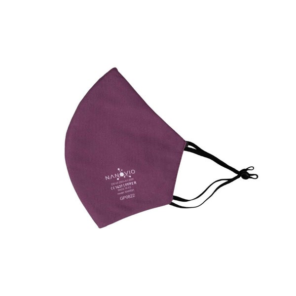 Nanovio FFP2 Maske wieder verwendbar - Purple 1 St