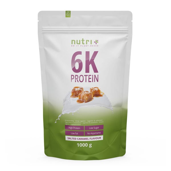 nutri+ 6K Veganes Protein Pulver - Salted Caramel 1000 g