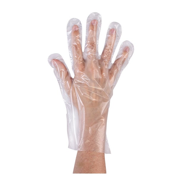Medi-Inn PE-Handschuhe für Damen, Gr. M, transparent, 27,5 cm x 22 cm 100 St