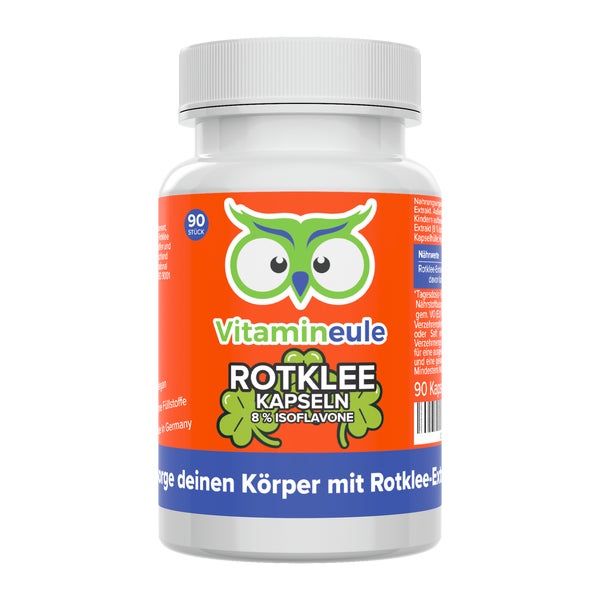 Vitamineule® Rotklee Kapseln 500 mg 8% Isoflavone 54 g