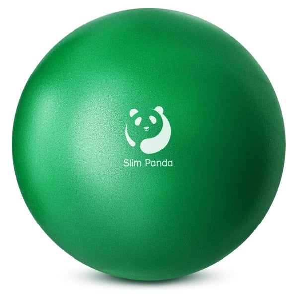 Gymnastikball klein 23-25cm Pilates Yoga Strohhalm Dunkelgrü 1 St